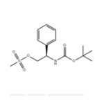 N-[(1R)-2-[(Methylsulfonyl)oxy]-1-phenylethyl]carbamic acid 1,1-dimethylethyl ester