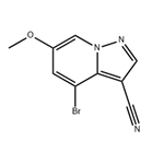 4-Bromo-6-methoxypyrazolo[1,5-a]pyridine-3-carbonitrile pictures