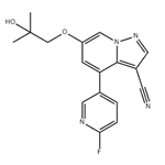 4-(6-Fluoropyridin-3-yl)-6-(2-hydroxy-2-methylpropoxy )pyrazolo[1,5-a]pyridine-3-carbonitrile