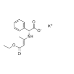 Potassium (R)-[(3-ethoxy-1-methyl-3-oxoprop-1-enyl)amino]phenylacetate