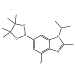 4-fluoro-1-isopropyl-2-methyl-6-(4,4,5,5-tetramethyl-1,3,2-dioxaborolan-2-yl)-1H-benzo[d]imidazole