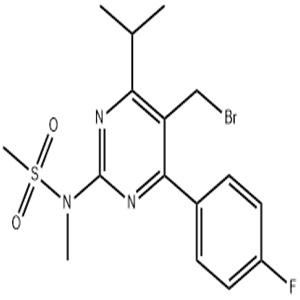 5-(Bromomethyl)-4-(4-fluorophenyl)-6-isopropyl-2-[methyl(methylsulfonyl)amino]pyrimidine