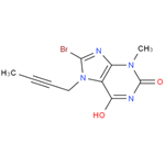 8-BROMO-7-(BUT-2-YNYL)-3-METHYL-1H-PURINE-2,6(3H,7H)-DIONE 