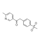 1-(6-Methylpyridin-3-yl)-2-[4-(methylsulfonyl)phenyl]ethanone