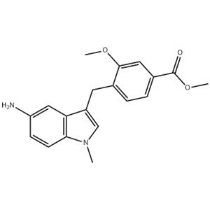 4-(5-Amino-1-methyl-1H-indol-3-ylmethyl)-3-methoxy-benzoic acid methyl ester