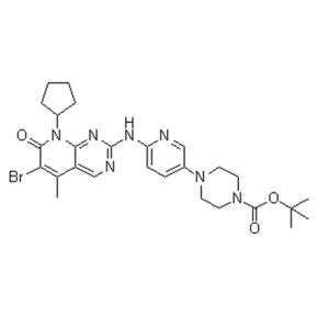 4-[6-[[6-(1-Butoxyvinyl)-8-cyclopentyl-5-methyl-7-oxo-7,8-dihydropyrido[2,3-d]pyrimidin-2-yl]amino]pyridin-3-yl]piperazine-1-carboxylic acid tert-butyl ester