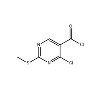 	4-Chloro-2-methylmercaptopyrimidine-5-carboxylic acid chloride