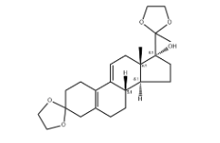 	3,20-Bis(ethylenedioxy)-19-norpregna-5(10)9(11)dien-17-ol