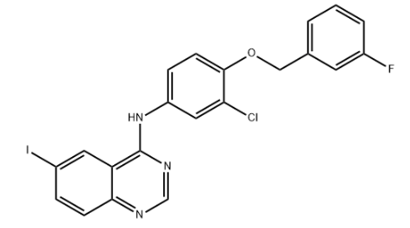 N-[3-Chloro-4-(3-fluorobenzyloxy)phenyl]-6-iodoquinazolin-4-amine