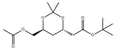 tert-Butyl (4R-cis)-6-[(acetyloxy)methyl]-2,2-dimethyl-1,3-dioxane-4-acetate