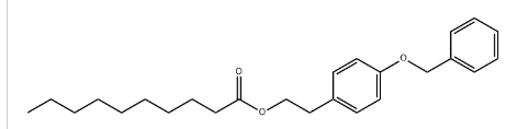 Decanoic acid, 2-[4-(phenylMethoxy)phenyl]ethyl ester