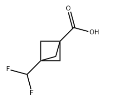 3-(difluoromethyl)bicyclo[1.1.1]pentane-1-carboxylic acid