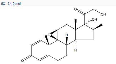 9beta,11beta-Epoxy-17alpha,21-dihydroxy-16beta-methylene-pregna-1,4-diene-3,20-dione