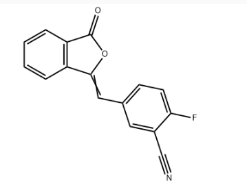 2-Fluoro-5-[(3-oxo-1(3H)-isobenzofuranylidene)methyl]-benzonitrile