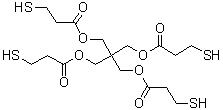 CAS # 7575-23-7, Pentaerythritol tetra(mercaptopropionate), Pentaerythritol tetra(beta-thiopropionate), Pentaerythritol tetra-beta-mercaptopropionate, Pentaerythritol tetrakis(3-mercaptopropanoate), Pentaerythritol tetrakis(mercaptopropionate), Pentaerythritol tetrakis(beta-mercaptopropionate), Pentaerythritol tetrakis(beta-thiopropionate), Pentaerythrityl tetrakis(beta-mercaptopropionate), Q 43, Q 43 (polythiol), QX 40, Tetrakis(3-mercaptopropionate)pentaerythritol, Tetramethylolmethane tetramercaptopropionate, Thiocure PETMP, Thiocure PETMP Low Odor, beta-Mercaptopropionic acid tetraester with pentaerythritol