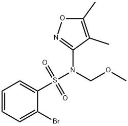 2-bromo-N-(4,5-dimethylisoxazol-3-yl)-N-(methoxymethyl)benzenesulfonamide