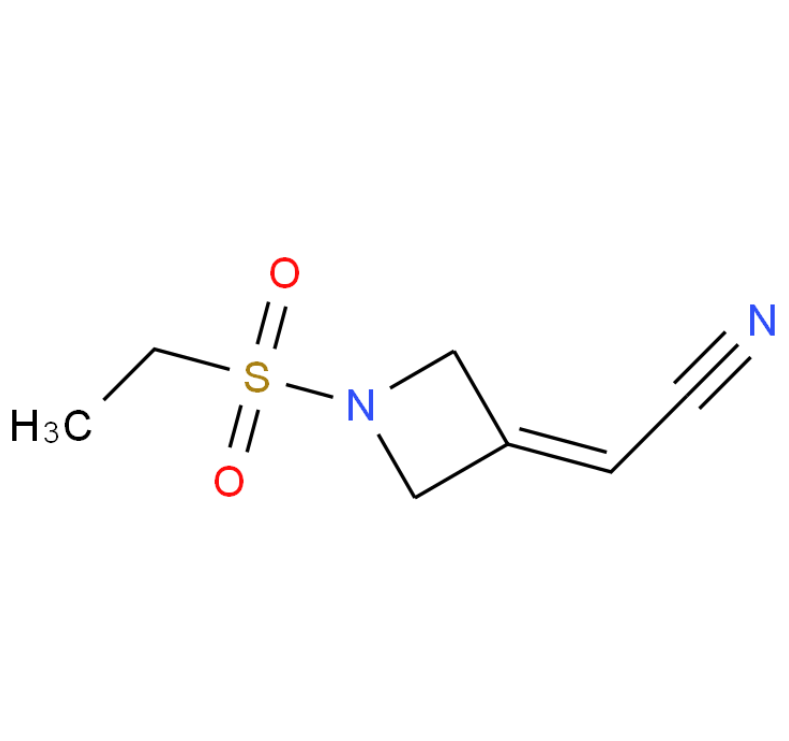 2-(1-(ethylsulfonyl)azetidin-3- ylidene)acetonitrile