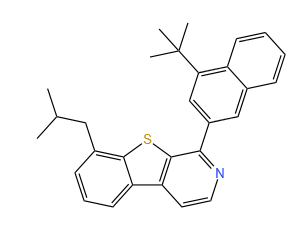 1-(4-(tert-butyl)naphthalen-2-yl)-8-isobutylbenzo[4,5]thieno[2,3-c]pyridine