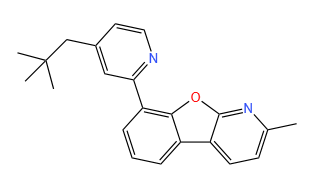 8-[4-(2,2-Dimethylpropyl)-2-pyridinyl]-2-(methyl)-benzofuro[2,3-b]pyridine