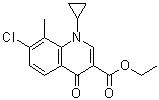 CAS # 103877-51-6, 7-Chloro-1-cyclopropyl-8-methyl-4-oxo-1,4-dihydro-3-quinolinecarboxylic acid ethyl ester