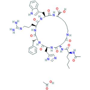 Bremelanotide acetate