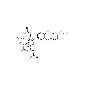 (1S)-1,5-Anhydro-1-C-[4-chloro-3-[(4-ethoxyphenyl)methyl]phenyl]-D-glucitol tetraacetate