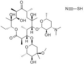 Erythromycin thiocyanate