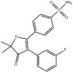 4-(3-(3-fluorophenyl)-5,5-dimethyl-4-oxo-4,5-dihydrofuran-2-yl)benzenesulfonamide