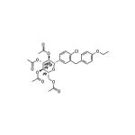 (1S)-1,5-Anhydro-1-C-[4-chloro-3-[(4-ethoxyphenyl)methyl]phenyl]-D-glucitol tetraacetate