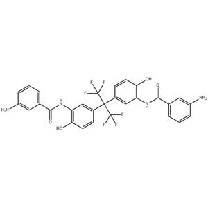 Benzamide, N,N'-[[2,2,2-trifluoro-1-(trifluoromethyl)ethylidene]bis(6-hydroxy-3,1-phenylene)]bis[3-amino-