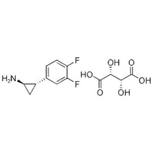 Cyclopropanamine,2-(3,4-difluorophenyl)-(1R,2S) -(2R,3R)-2,3-dihydroxybutanedioate (1:1)