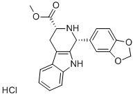 cis-(1R,3R)-1,2,3,4-Tetrah ydro-1-(3,4-methylenedi oxyphenyl)-9H-pyrido[3, 4-b]indole-3-carboxylic acid methyl ester hydrochloride