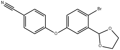 4-(4-BroMo-3-(1,3-dioxo lan-2-yl)phenoxy)benzon itrile