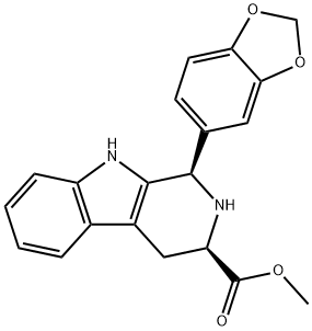 (1R,3R)-METHYL-1,2,3,4-TETRAHYDRO-1-(3,4-METHYLENEDIOXYPHENYL)-9H-PYRIDO[3,4-B]INDOLE-3-CARBOXYLATE