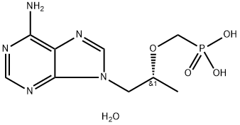 9-[(R)-2-(Phosphonomethoxy)propyl]adenine monohydrate