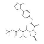 tert-butyl ((S)-1-((2S,4R)-4-hydroxy-2-((4-(4-methylthiazol-5-yl)benzyl)carbamoyl)pyrrolidin-1-yl)-3,3-dimethyl-1-oxobutan-2-yl)carbamate