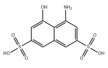 1-Amino-8-hydroxynaphthalene-3,6-disulphonic acid