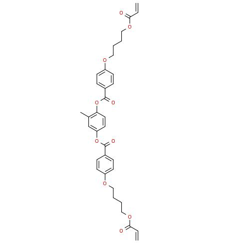 4-[4-[(1-Oxo-2-propenyl)oxy]butoxy]benzoic acid 2-methyl-1,4-phenylene ester