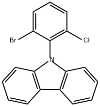 9H-Carbazole, 9-(2-bromo-6-chlorophenyl)-