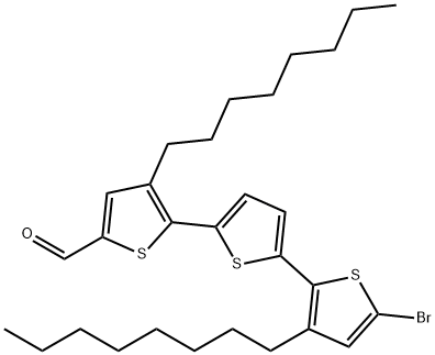 (5''-bromo-3,3''-dioctyl-[2,2':5',2''-terthiophene]-5-carbaldehyde