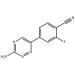 4-(3-Amino-1,2,4-triazin-6-yl)-2-fluorobenzonitrile