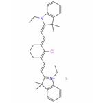 2-((E)-2-((E)-2-chloro-3-(2-((Z)-1-ethyl-3,3-dimethylindolin-2-ylidene)ethylidene)cyclohex-1-en-1-yl)vinyl)-1-ethyl-3,3-dimethyl-3H-indol-1-ium iodide