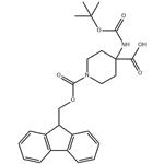 4-(Boc-amino)-1-(Fmoc-piperidinyl)-4-carboxylic Acid