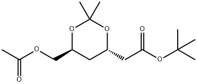 tert-Butyl (4R-cis)-6-[(acetyloxy)methyl]-2,2-dimethyl-1,3-dioxane-4-acetate