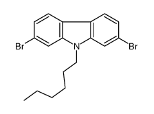 2,7-dibromo-9-hexyl-9H-carbazole