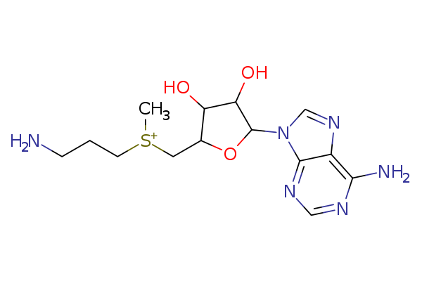 {[(2S,3S,4R,5R)-5-(6-amino-9H-purin-9-yl)-3,4-dihydroxyoxolan-2-yl]methyl}(3-aminopropyl)methylsulfanium