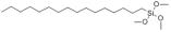 Hexyldecyltrimethoxysilane Structure