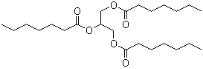 Glyceryl Trioenanthate Structure