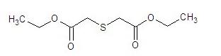 Diethyl thioglycolate structure