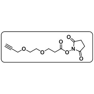 Propargyl-PEG2-NHS ester